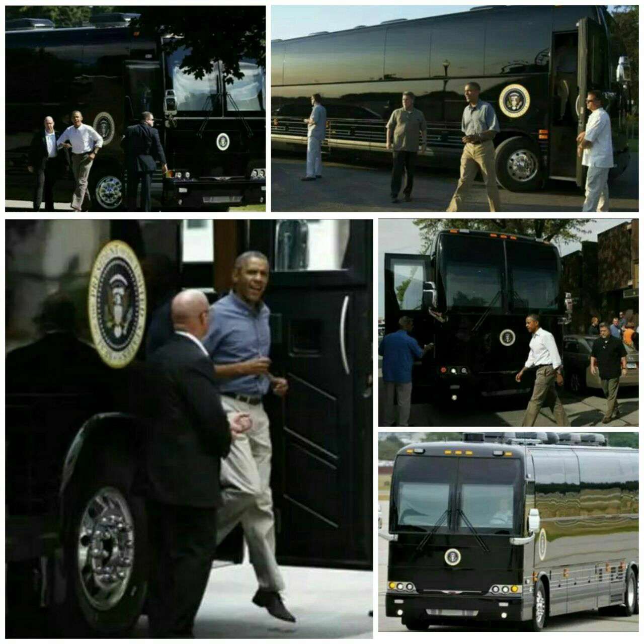 اتوبوس اوباما، امن ترین وسیله حمل و نقل بین شهری